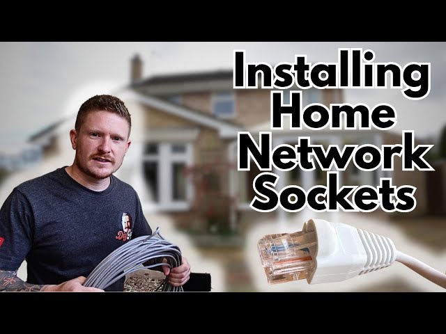 How i Installed Network Sockets in an Old House | No More Wifi