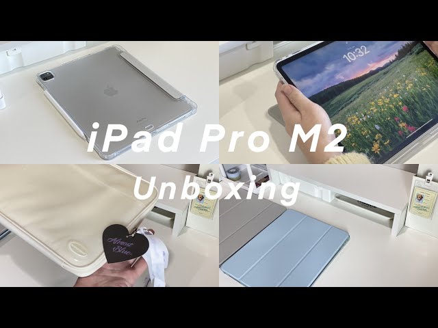iPad Pro M2 12.9 Unboxing + Accessories