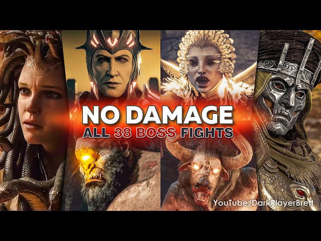 Assassin's Creed Odyssey - All 38 Boss Fights (Nightmare | No Damage) [4K 60FPS]