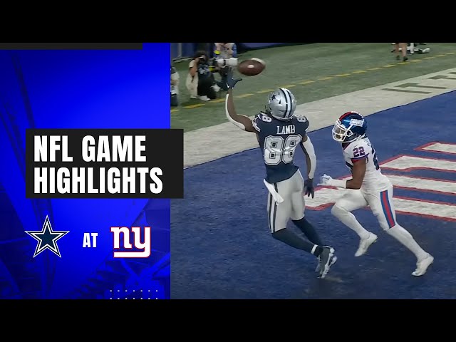 Dallas Cowboys Highlights vs. New York Giants | 2022 Regular Season, Week 3