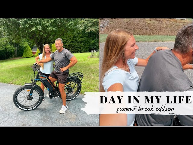 SUMMER DAY IN MY LIFE + SURPRISING MY DAD WITH AN EBIKE