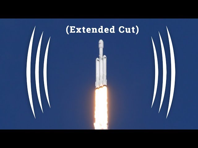 Extended Cut - The Incredible Sounds of the Falcon Heavy Launch - (BINAURAL AUDIO IMMERSION)