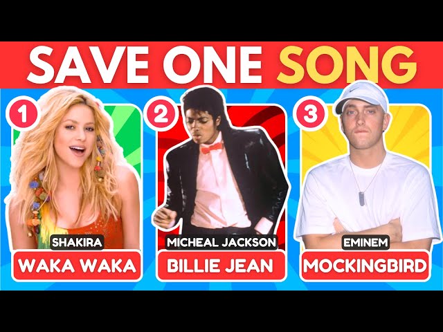 SAVE ONE SONG - Most Popular Songs 🎵 | Music Quiz