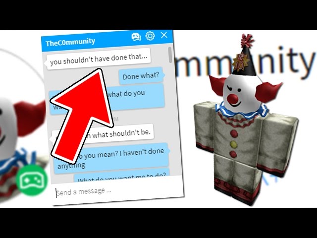 THEC0MMUNITY IS MESSAGING ME ON ROBLOX!!!