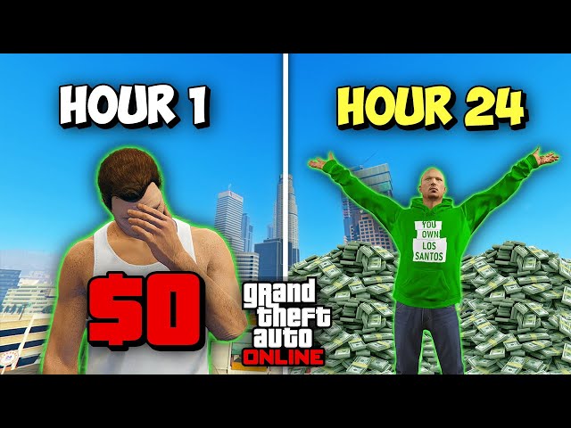 I Played GTA Online for 24 Hours | How Much Money Can I Make?