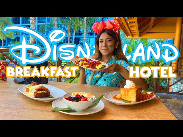Breakfast At The Disneyland Hotels Tangaroa Terrace 2021. Disneyland Resort