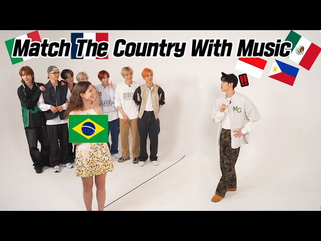 Can 8 Koreans Match The Country With Music? l France, Italy, Philippines, Brazil, Indonesia l EPEX