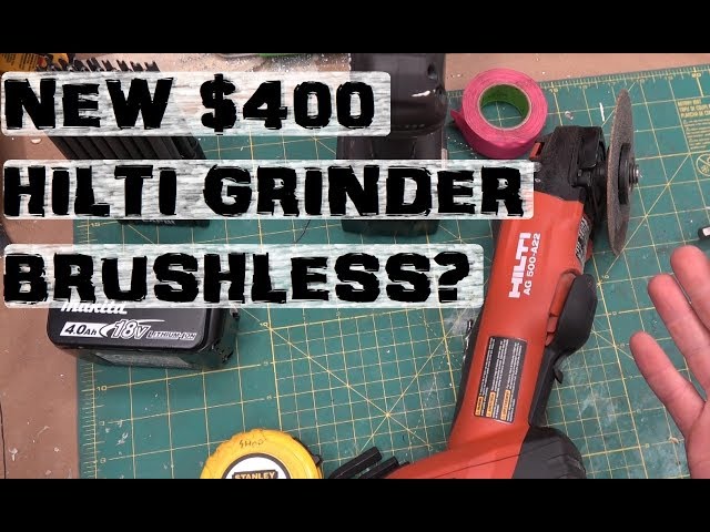 BOLTR: Hilti Cordless Grinder | "Never seen this before!"