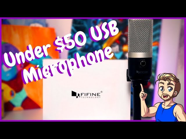 Budget USB Microphone Under 50 - Fifine K670 Review