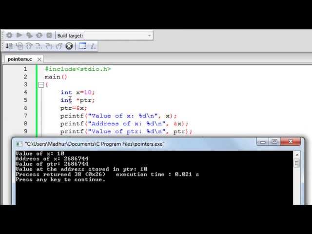 C Programming Tutorial - 56: Introduction to Pointers