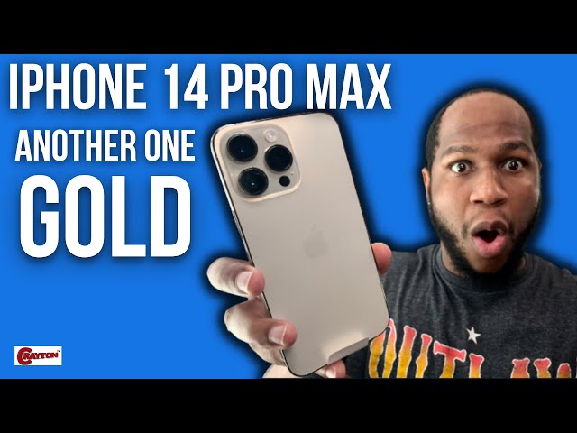 iPhone 14 Pro Max 256GB Unboxing - GOLD (NEW 2022)