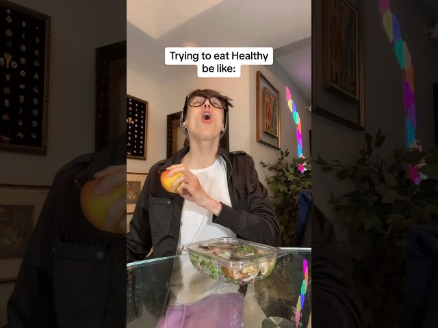 When You Try to EAT Healthy #TheManniiShow.com/series