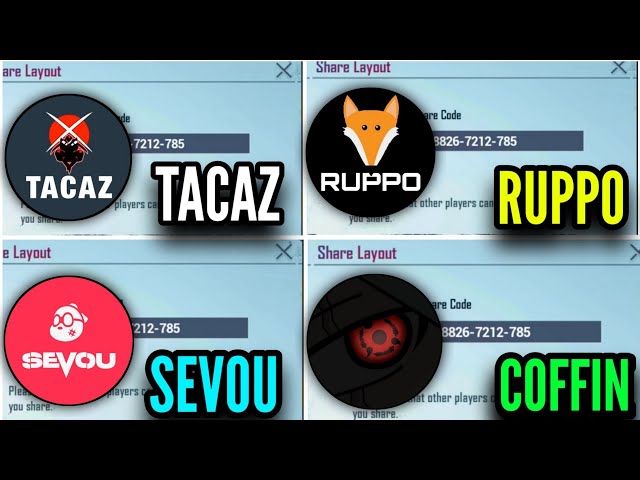 l PLAYED WITH YOUTUBERS CONTROL CODE AND SENSITIVITY || Coffin|| Tacaz || Ruppo || Sevou ||Blazed