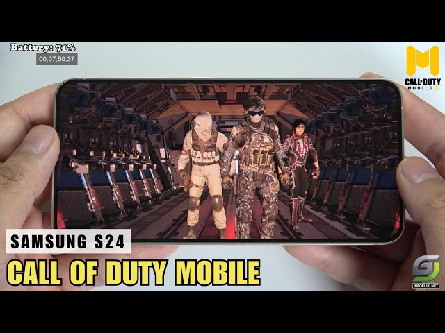 Samsung Galaxy S24 test game Call of Duty Mobile CODM | Exynos 2400
