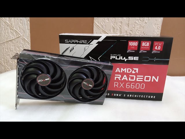 AMD Radeon RX 6600 Sapphire Pulse 8GB Unboxing + Furmark Stress Test 2021