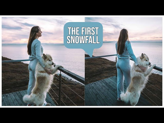THE FIRST SNOWFALL & Sorting out the entire cabin | Longyearbyen, SVALBARD | Satisfying Speed Clean