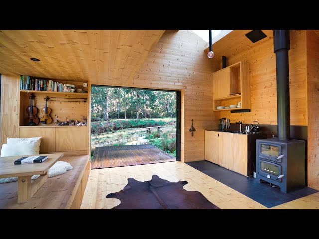 Inside a Minimalist Tiny Home Surrounded by Wildlife | Tiny House Tours