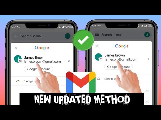 How to Change Email Address Username in Gmail Mobile | Change Gmail Id Username 2024