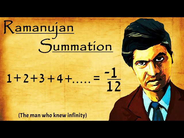 Srinivasa Ramanujan जिन्होंने infinity ko देखा है | श्रीनिवास रामानुजन Infinite Sum Proof