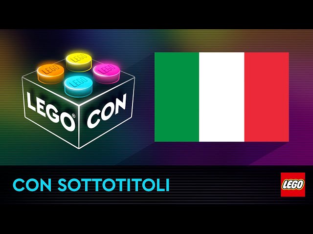 Sottotitoli in Italiano - LEGO® CON 2022 - Full LIVE Show