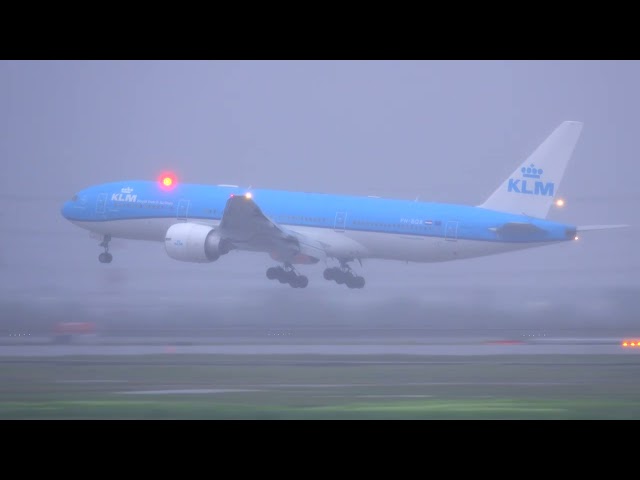 4K | Plane Spotting | Sony RX10 IV Color Adjusted & Stabilized - KLM 777-200ER - SLC - Apr 26, 2024