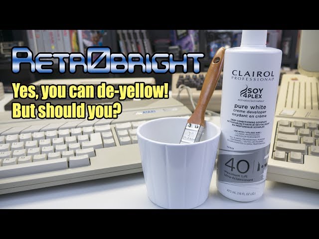 Retr0bright - de-yellowing do's, dont's, and playing devil's advocate