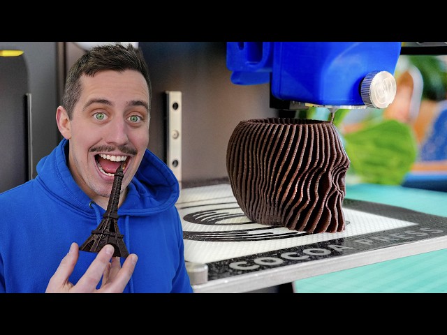 Have You Ever Seen a Chocolate 3D Printer?!