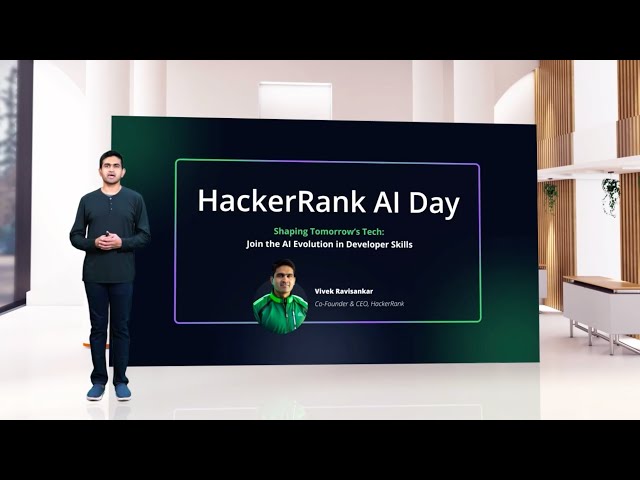 AI DAY: Keynote by Vivek Ravisankar, HackerRank's Co-Founder & CEO