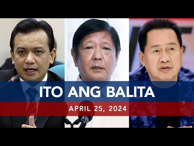UNTV: Ito Ang Balita | April 25, 2024