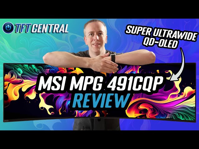 The biggest OLED Monitor! - MSI MPG 491CQP review