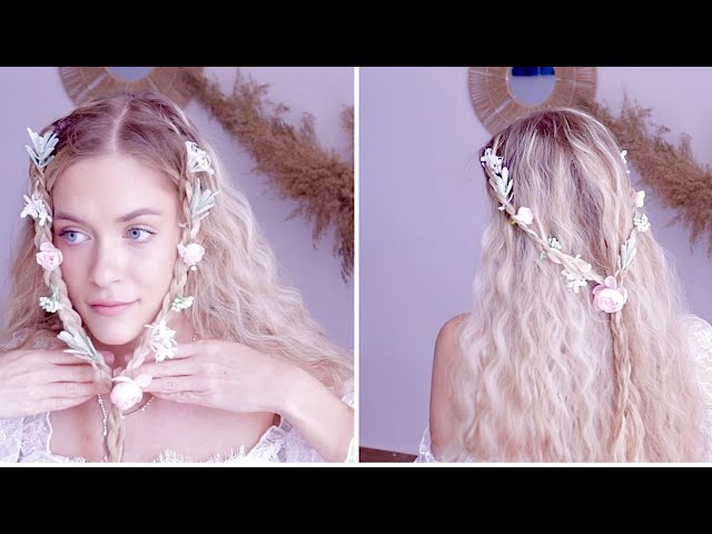 CUTE ROMANTIC HAIRSTYLE IDEA FOR PROM OR WEDDING