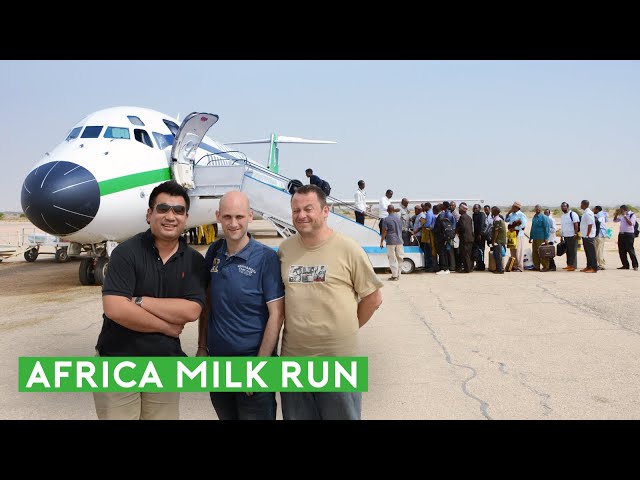 Africa Milk Run: Flying 46 Years Old DC-9 and an MD-80 in the Cockpit