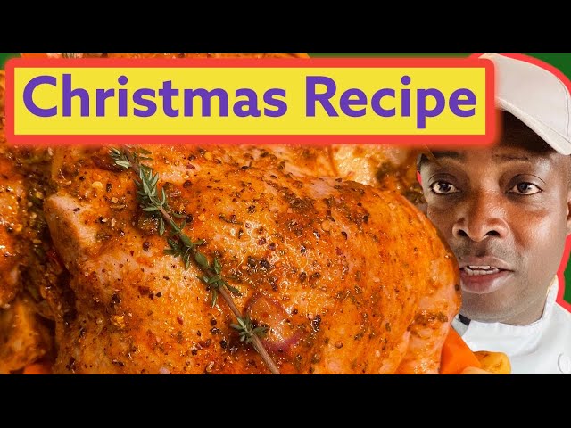 Christmas roast chicken Recipe (Chef Ricardo Cooking)
