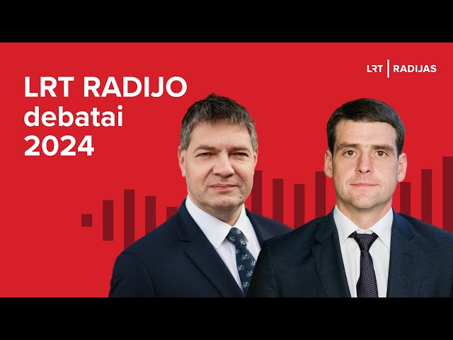 Tiesiogiai LRT RADIJO debatuose – A. Mazuronis ir R. Žemaitaitis | LRT Radijas | 2024-04-26