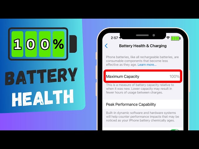 How to Increase Battery Health % 🔋 Maintain Battery Health!