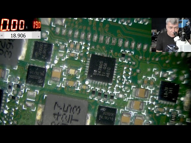 How a hard laptop repair looks like - Acer laptop not charging, motherboard repair