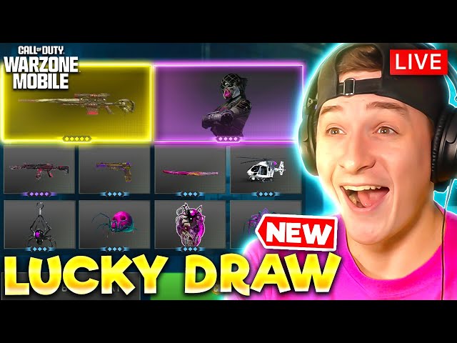 MAXING NEW SPIDER LUCKY DRAW! WARZONE MOBILE LIVE