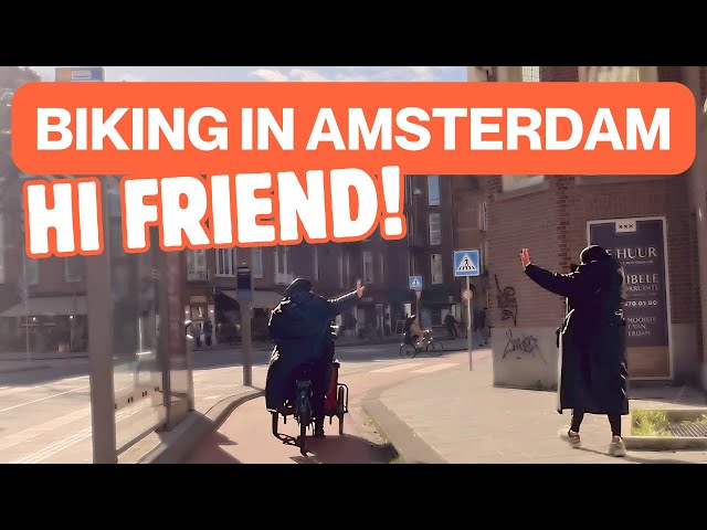 Amsterdam | Biking around the city on a rare sunny day in the winter | 02/03/2024