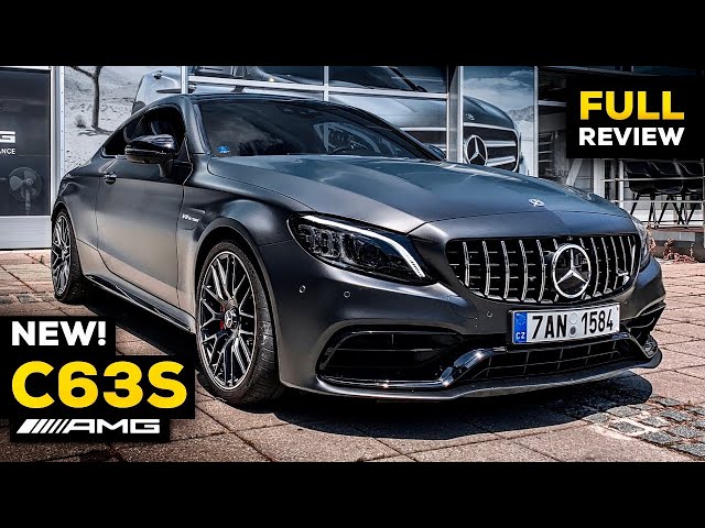 2020 MERCEDES AMG C63 S Coupé NEW FACELIFT V8 FULL Review BRUTAL Sound Exhaust Interior