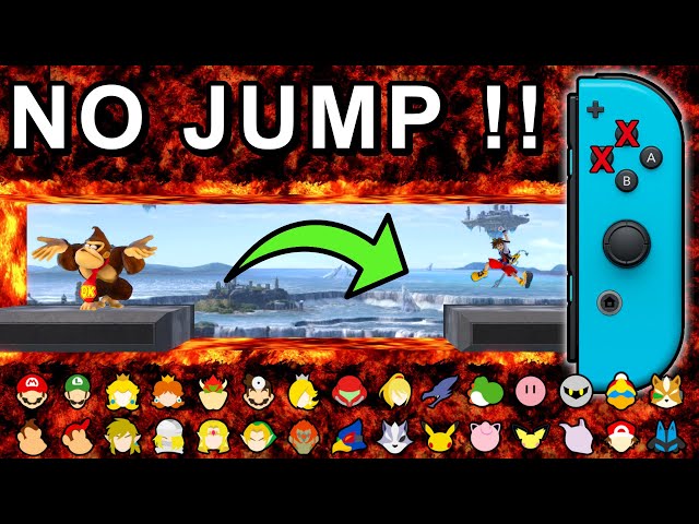 Who Can Make It? No Jump Lava Tunnel - Super Smash Bros. Ultimate