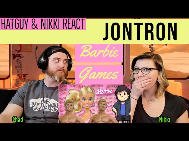 Hat Guy & Nikki React to Barbie Games - JonTron