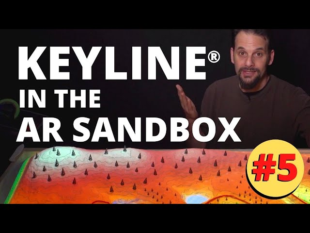Keyline® in the AR Sandbox #5: Design for Trees