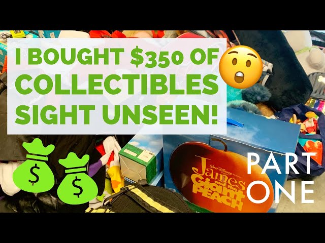 I SPENT $350 ON COLLECTIBLES SIGHT UNSEEN Part One! | Mystery Buy Out to RESELL on Ebay & Poshmark!
