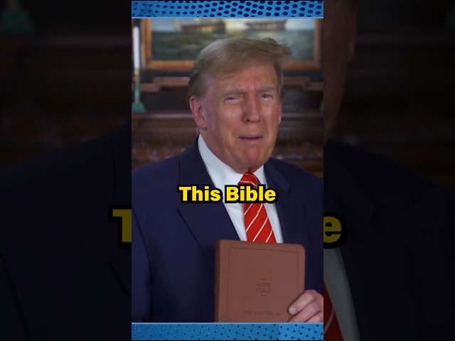 Trump is mashing together the Bible and the Constitution like it's a Pizza Hut-Taco Bell #dailyshow