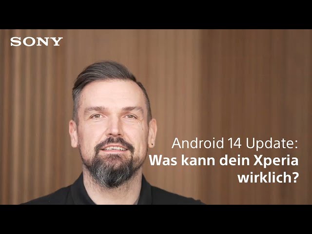 Entdecke was dein Xperia kann mit dem neuen Android 14 Update  #sony #androidupdate #smartphone