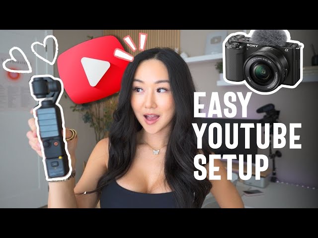 The BEST YouTube Setup for 2024 // SIMPLE AND EASY - Camera, Audio, Lighting, and more!