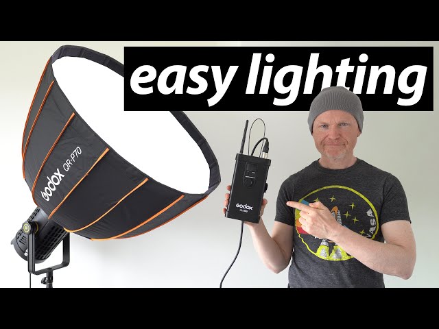 Easy lighting for YouTube: Godox UL150 and QR-P70 review