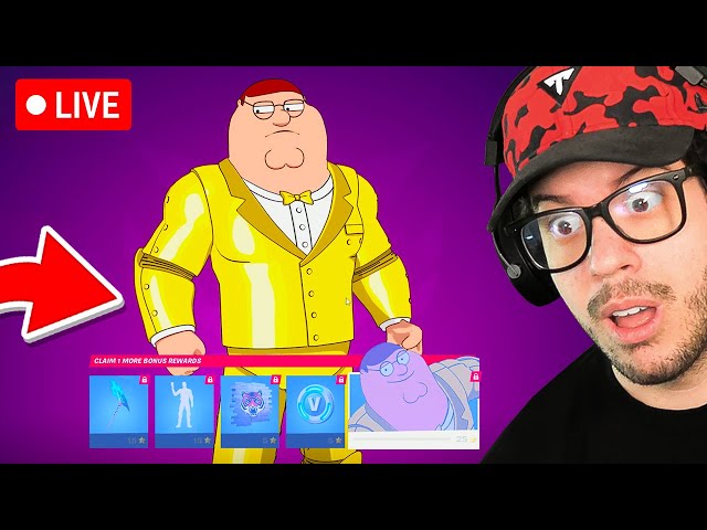 Unlocking GOLD PETER GRIFFIN in FORTNITE! (Chapter 5)
