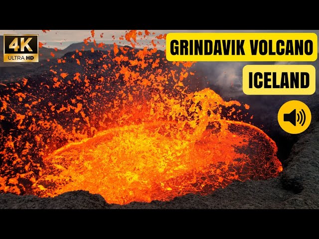 Volcano Rim Is Getting Bigger! Iceland Eruption Is Not Decreasing! Latest Drone Flight! Apr 25, 2024