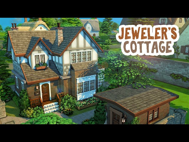 Jeweler's Cottage || The Sims 4 Crystal Creations: Speed Build